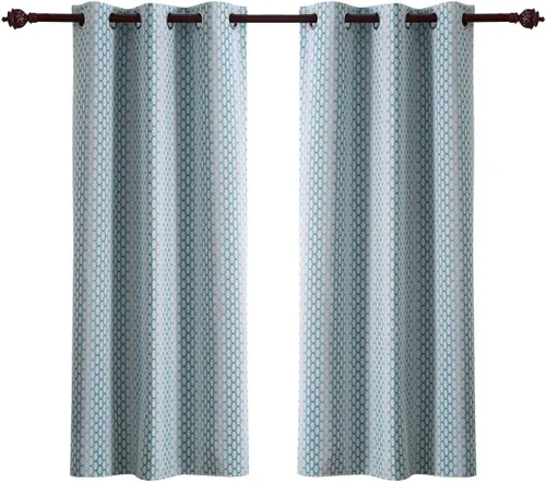 Vista 21 de Deconovo - Cortinas opacas para oscurecer la habitación, con aislamiento térmico, cortinas con ojales Rosa