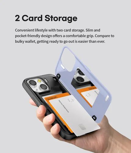 Vista 5 de GOOSPERY Parachoques magnético para puerta compatible con iPhone 13 Mini, tarjetero tipo cartera, cierre automático, protección de doble capa
