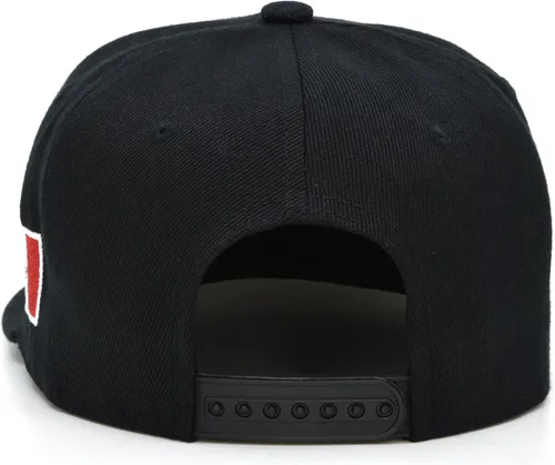 Vista 3 de Gorra acrílica de béisbol de México con diseño de bandera 3D M Flat Bill México