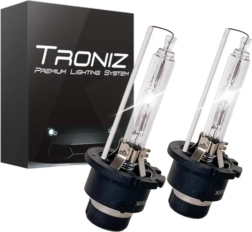 Vista 12 de Bombillas HID D1S D1R de 35 W súper brillantes de fábrica de xenón para faros delanteros 66140, reemplazo directo Plug-N-Play, 10000 K, azul 10000K