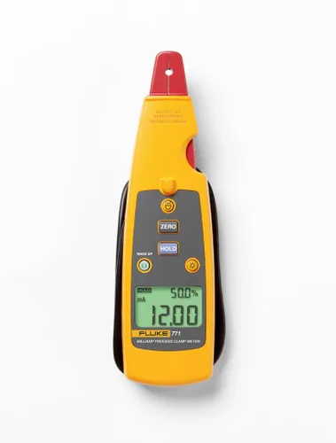 Vista 2 de Pinzas amperimétricas para procesos en miliamperios Fluke serie 770, S, Negro / Amarillo, 1
