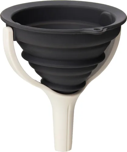 Vista 8 de Dexas POP - Embudo de silicona plegable pequeño, 2.5 pulgadas de diámetro, color gris