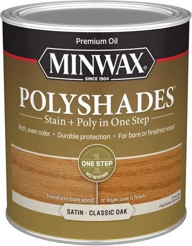 Vista 14 de Barniz Minwax 213104444 PolyShades Miel