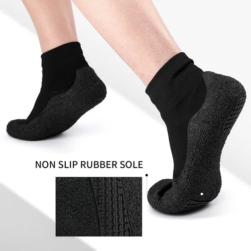 Vista 3 de Zapatos minimalistas para hombre y mujer, zapatos minimalistas para caminar sin caída, cómodos, ligeros, ultra portátiles, antideslizantes