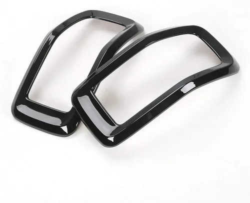 Vista 3 de Insertos de rejilla para parrilla compatible con Jeep Cherokee 2014-2018 cubierta de parrilla delantera anillos kit de molduras de marco 7 piezas
