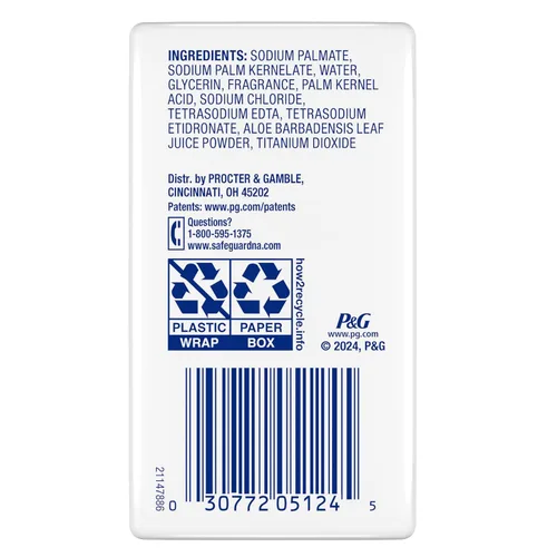 Vista 11 de Safeguard Jabón en Barra Micelar de Limpieza Profunda para Baño, elimina el 99 por ciento de las bacterias, deja la piel suave, aroma fresco