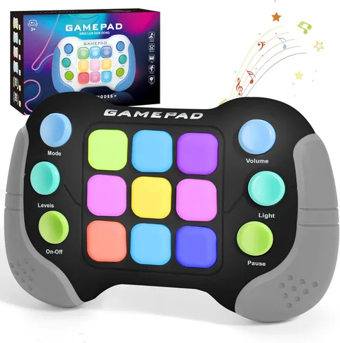 Vista 9 de AOTIBO Manejo de juguetes de juguete rápido, juego de mano intermitente para niños, adolescentes y adultos, juego electrónico de cerebro y memoria