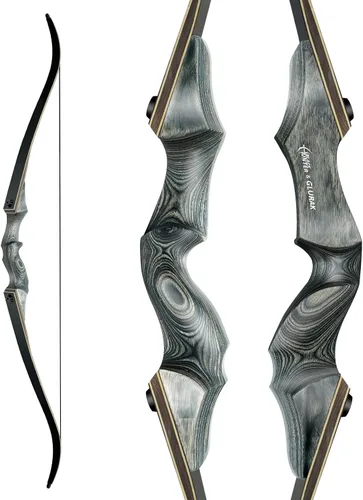 Vista 2 de Black Hunter Takedown - Arco recurvo de 35 libras y Black Hunter Original Takedown Recurve Bow de repuesto de 50 libras, mano derecha