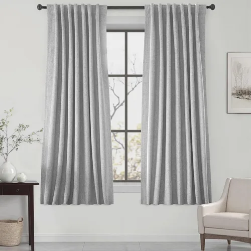 Vista 67 de UHITECH Short Blackout Curtains for Bedroom 24 Inch Long 2 Panels, Beige