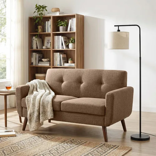 Vista 27 de Tbfit Sofá en Forma de L, Sofás Seccionales Modernos de Mediados de Siglo de 80" de Ancho, Sofás de 3 Plazas con Chaise Lounge Amplio, Sofá Beige