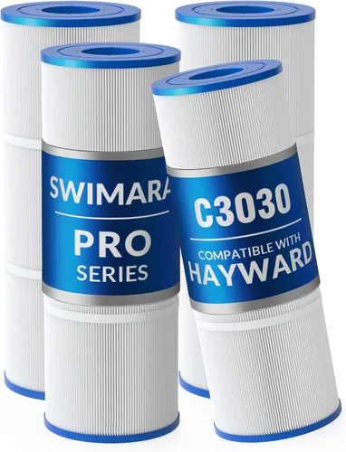 Vista 21 de Cartucho de filtro de piscina serie Pro, tela trilobal de 3 onzas, repuesto para Hayward CX550RE PA55 Unicel C-7656 Filbur FC-1240, compatible