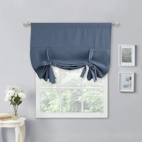 Vista 50 de NICETOWN Cortina Opaca con Aislamiento Térmico – Persiana Enrollable para Ventana de Bebé para Dormitorio/Acción de Gracias