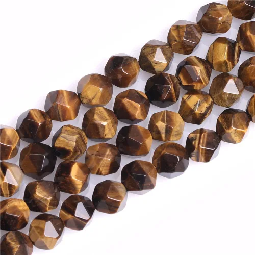 Vista 8 de JOE FOREMAN Cuentas de ojo de tigre rojo natural de 0.236 pulgadas (0.236 in), piedras preciosas semipreciosas, chakras redondas de agujero grande