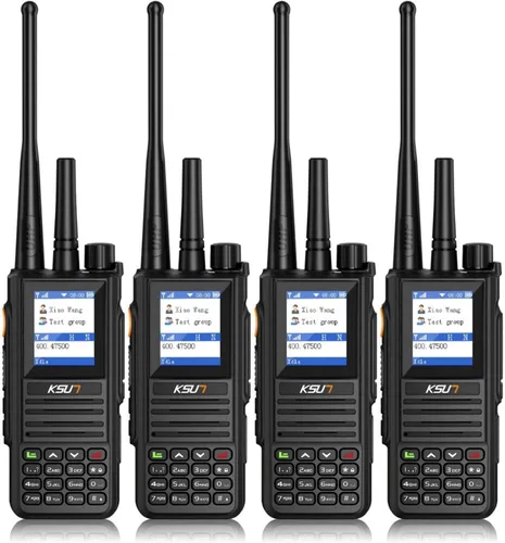 Vista 11 de KSUN - Radio POC con tarjetas SIM, walkie talkies globales, antena de radio bidireccional de mano, red celular de alcance ilimitado, recargable