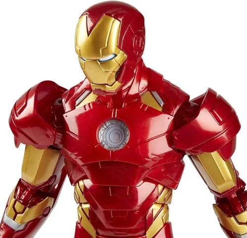 Vista 4 de Marvel Legends Series Iron Man 12 pulgadas.