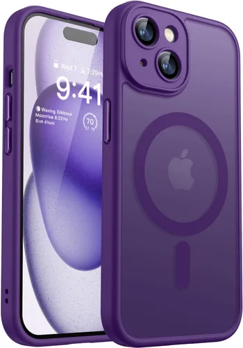 Vista 90 de CANSHN Funda magnética compatible con iPhone Air (6.5 pulgadas), mejorada [protección completa de la cámara] [compatible con Magsafe]