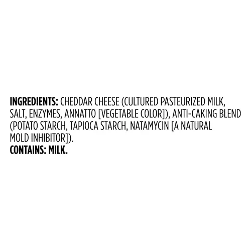 Vista 4 de Amazon Grocery, Queso cheddar afilado, rallado, 8 onzas (anteriormente Happy Belly, el embalaje puede variar)