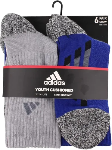 Vista 2 de adidas - Calcetines acolchados para niños y niñas 6 pares