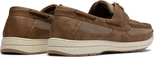 Vista 6 de Vostey Zapatos sin cordones para hombre, con soporte de arco, zapatos náuticos de 2 ojales ligeros para hombre