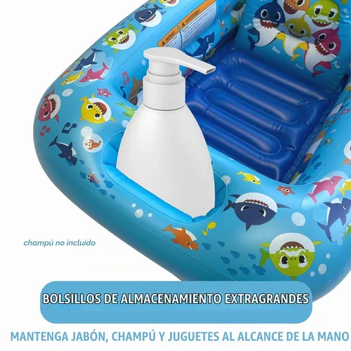 Vista 5 de Nickelodeon Baby Shark Making a Splash - Bañera inflable para bebé