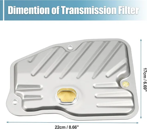 Vista 5 de uxcell 1 Unidades Filtro de Transmisión Cárter Aceite para TOYOTA COROLLA