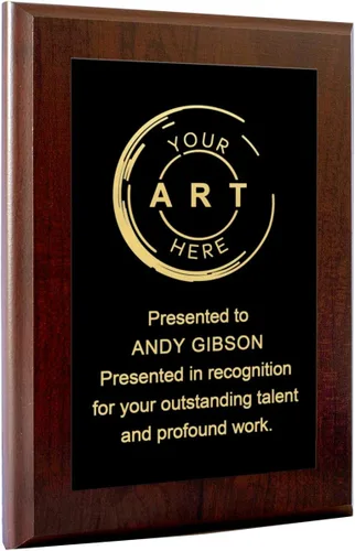 Vista 9 de Placas y premios grabados personalizados. Ideales para jubilación, agradecimiento, reconocimiento militar, logros especiales, memoriales, deportes