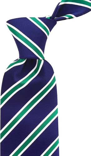 Vista 105 de Scott Allan - Corbatas de rayas para hombre - Corbata tejida para hombre