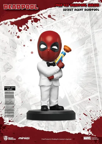 Vista 2 de Beast Kingdom Deadpool Series MEA-027 - Figura de ataque de huevo de 6 piezas, multicolor