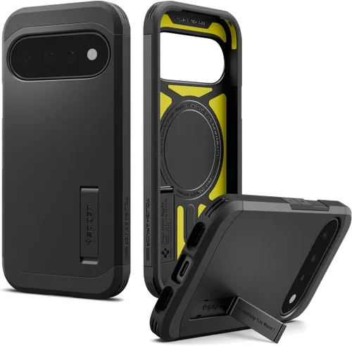 Vista 23 de Spigen Tough Armor MagFit for Pixel 10 Pro XL Case, Abyss Green Abyss Verde