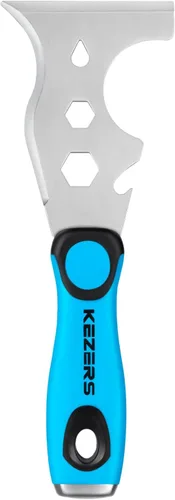 Vista 9 de KEZERS Kit de herramientas manuales para paneles de yeso, 5 piezas de 4, 6, 8, 10, 12 pulgadas, cuchillo de acero inoxidable para paneles de yeso