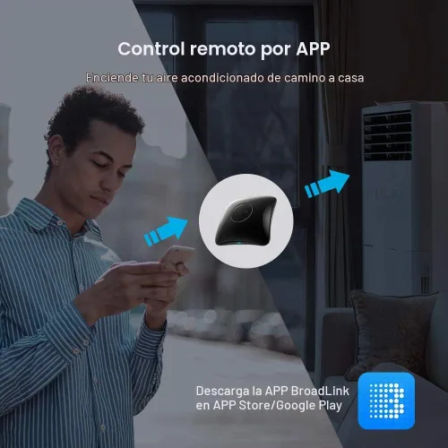 Vista 3 de BroadLink RM4 Pro IR RF - Hub de control remoto con cable de sensor, controlador inteligente WiFi para automatización del hogar, TV, ventilador