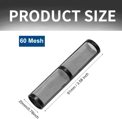 Vista 2 de Filtro pulverizador de pintura sin aire 390 395 490 495 595 colector de bomba 60 malla 12 piezas compatibles con 246384 para pulverizador de pintura