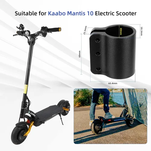 Vista 2 de ulip Patinetes eléctricos Abrazadera plegable Varilla vertical Piezas de bloqueo resistentes aprietan accesorios de abrazadera para Kaabo Mantis 10