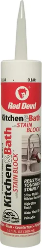 Vista 6 de Red Devil 075522 Sellador de bloque de manchas de cocina y baño, paquete de 1, galletas