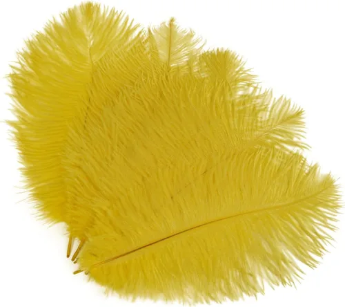 Vista 15 de Shekyeon - Plumas de avestruz (20 unidades, 7.9-9.8 in, 20 unidades)