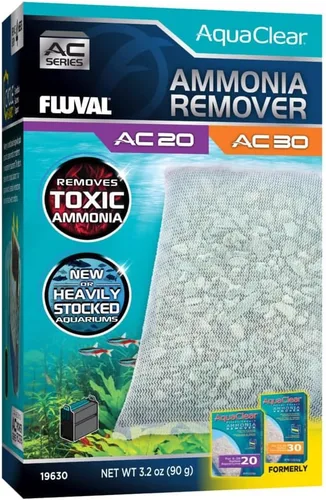 Vista 13 de Aqua Clear AquaClear 20 Insertos para remover amoníaco, medios de repuesto para filtro de acuario, A596