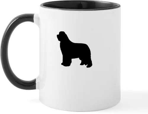 Vista 23 de CafePress Newfoundland Dog Drool Zone Taza de café de cerámica de 11 oz (11.0 fl oz)