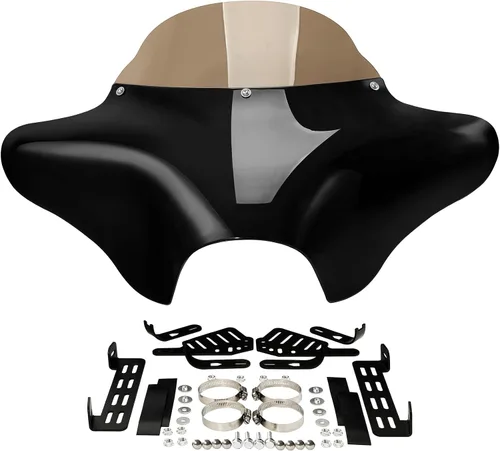 Vista 6 de XFMT Carenado exterior delantero de motocicleta para Harley Touring Road King Softail Dyna Honda Valkyrie Shadow Sukuzi Boulevard Yamaha V-Star