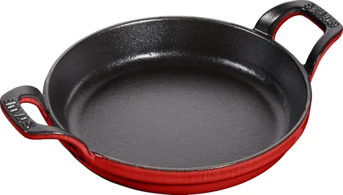 Vista 8 de staub Dish 40509-472 - Plato redondo pequeño, negro, 4.7 pulgadas (4.7 in), compatible con inducción, producto auténtico japonés
