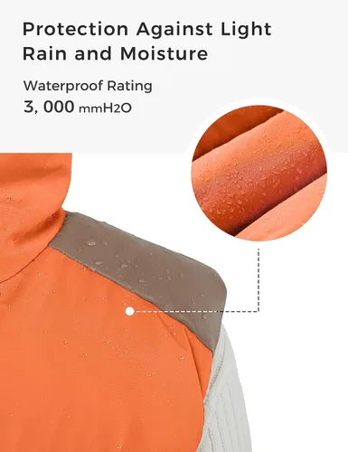 Vista 4 de ZSHOW Ropa para mujer - Chaqueta casual de forro polar con capucha para mujer