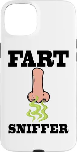 Vista 9 de Fart Sniffer Shirt, Gross Dad Joke Shirt, Weird Funny Fart Case for iPhone 17