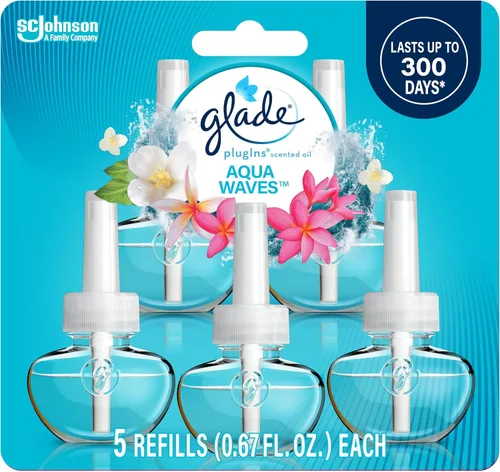 Vista 25 de Glade PlugIns - Repuestos de ambientador, aceites esenciales perfumados para el hogar y el baño, aroma Apple Cinnamon, 3.35 onzas líquidas, 5