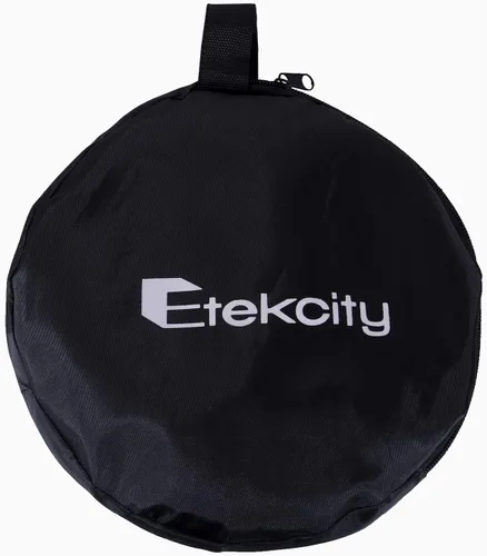 Vista 9 de Etekcity Reflector para fotografía de 24 pulgadas (60 cm) 5 en 1, reflectores de luz multidisco para fotografía, plegable con bolsa - Translúcido