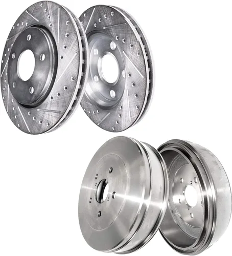 Vista 20 de Detroit Axle - Rotores de freno traseros para Toyota GR Supra BMW 230i 330e 330i 430i 530i 530i 530e 540d 540i xDrive X3 X4 Z4, rotores de freno