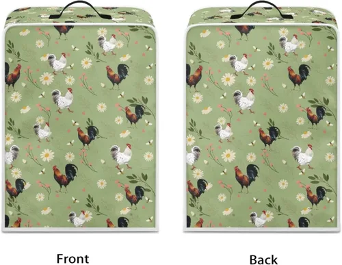 Vista 125 de Funda para cafetera, poliéster, azul, se adapta a la mayoría de máquinas de café estándar, protector resistente al polvo, huellas dactilares Playa