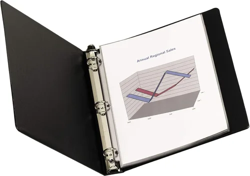 Vista 4 de Avery Protectores de láminas de vinilo transparentes resistentes, carga superior, 100 protectores de documentos (73900)