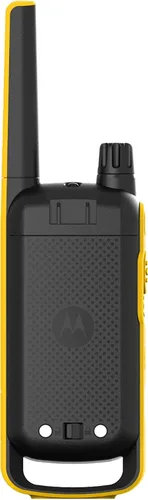 Vista 4 de Motorola Solutions Talkabout T475 Extreme Radio bidireccional negro con amarillo recargable paquete de dos