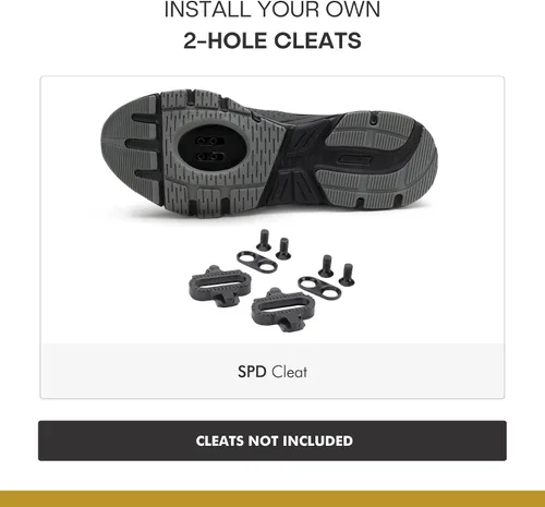 Vista 3 de Tommaso Zapatos de ciclismo para hombre, para interiores, para ciclismo y desplazamiento, para uso urbano, compatible con tacos SPD, cordones