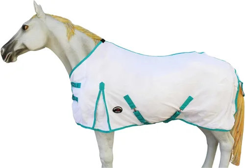 Vista 14 de Challenger Caballo Malla Verano Mosca Hoja Primavera Flujo de Aire Turquesa 7301