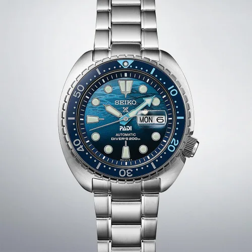 Vista 5 de SEIKO SBDY125 PROSPEX Diver Scuba PADI Edición Especial Banda Mecánica de Metal para Hombre Reloj Japón Importación Modelo Julio 2023, Moderno